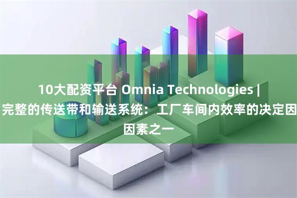 10大配资平台 Omnia Technologies | ACMI 完整的传送带和输送系统：工厂车间内效率的决定因素之一